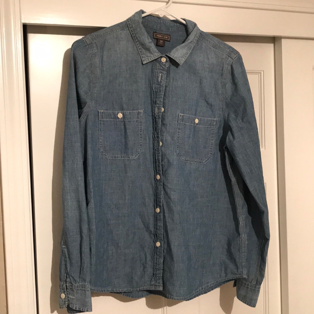 J.Crew point Sur denim shirt.  Like new